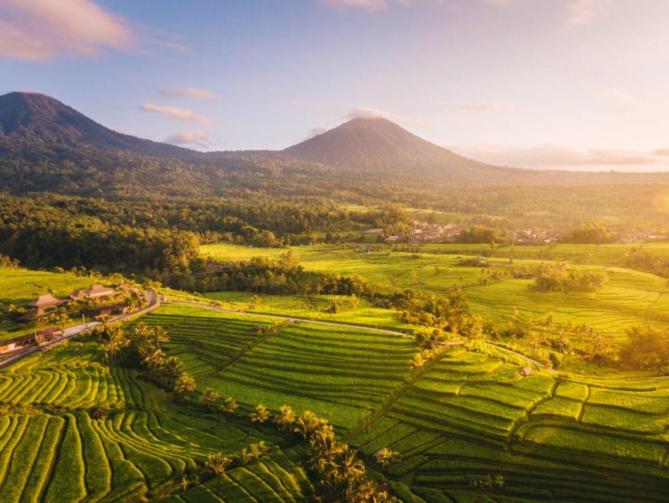 Alam Desa Bambu Apus yang Asri